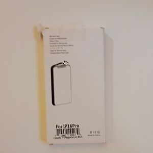 Magnetic Phone Case for IP16Pro - Black